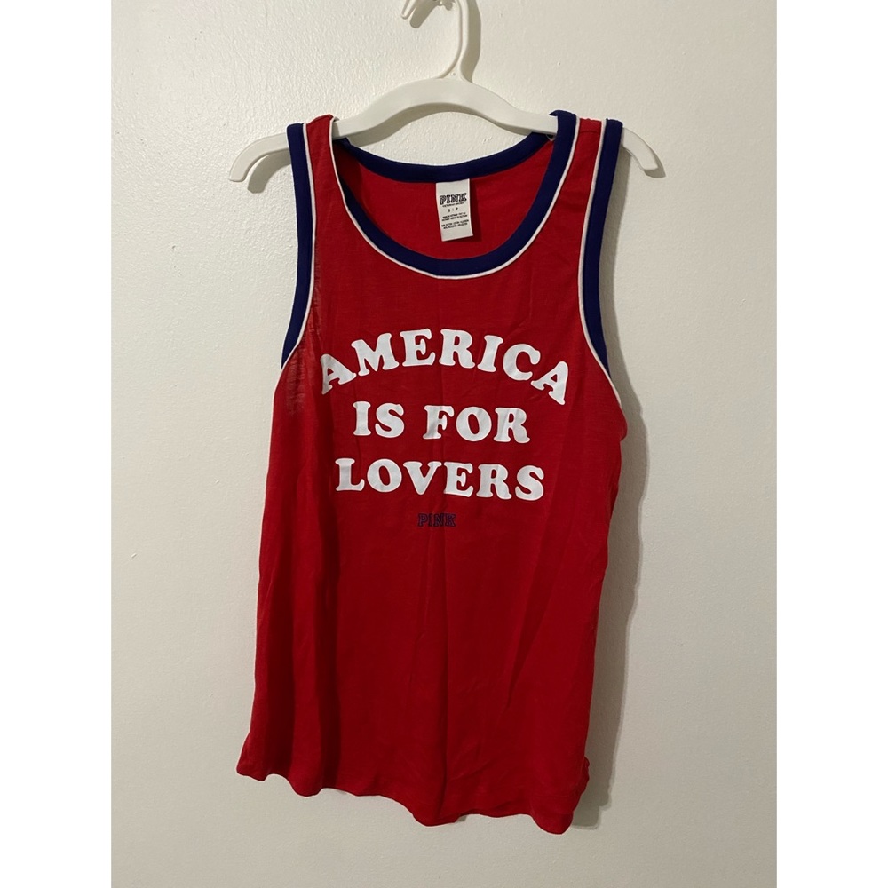 VS Pink America Is for lovers tank